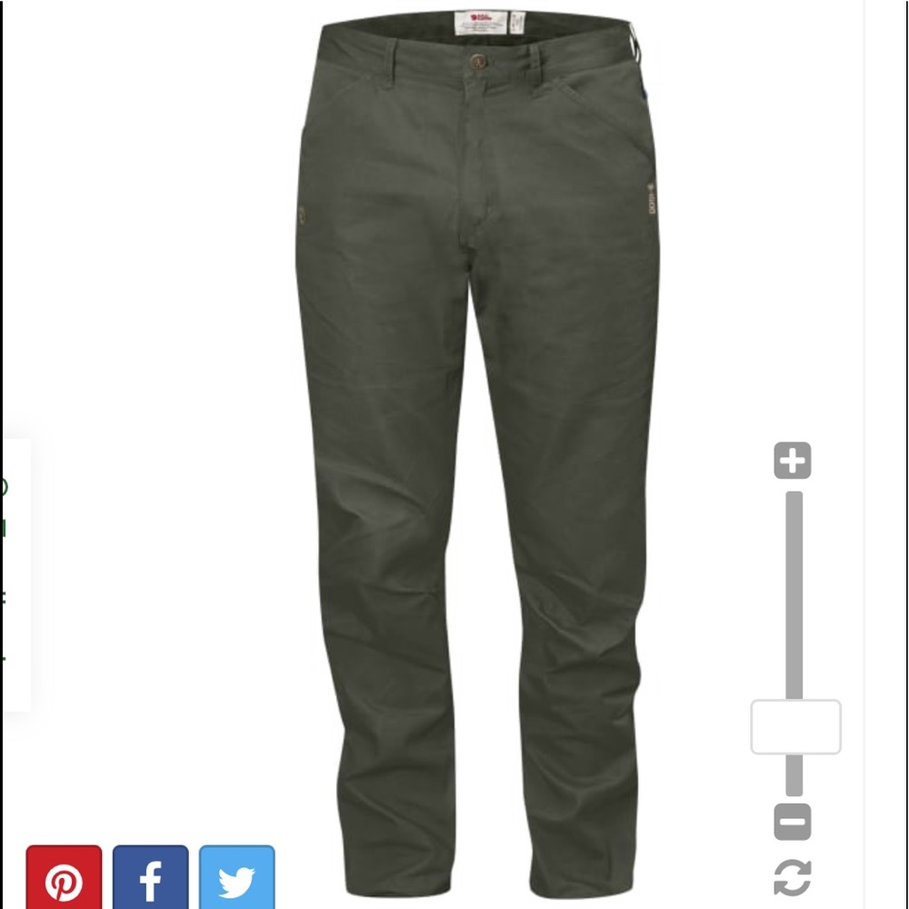 NWOT Men’s Fjallraven High Coast Stretch Trousers